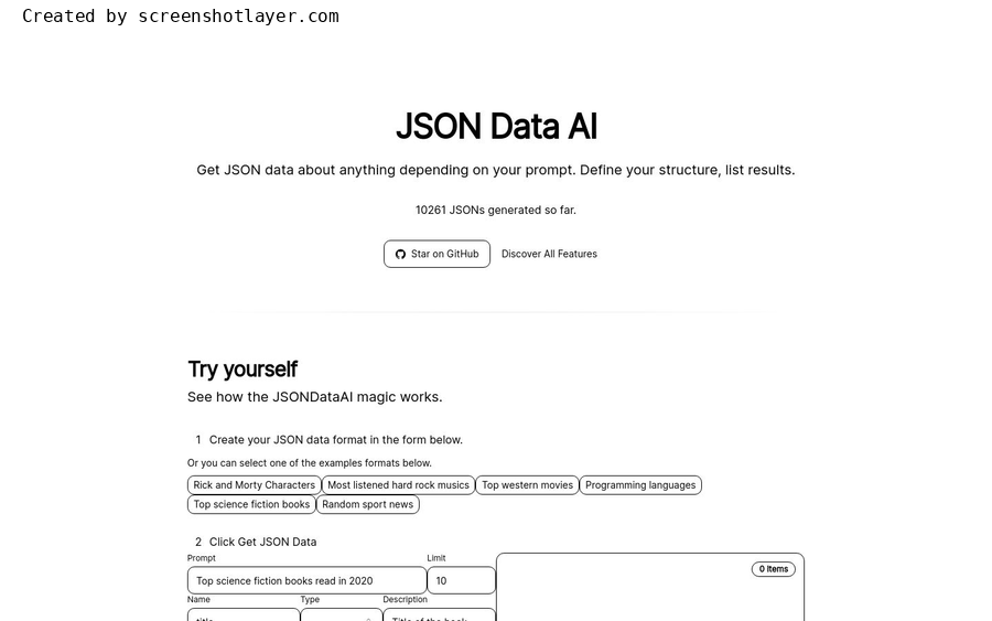 JSON Data AI