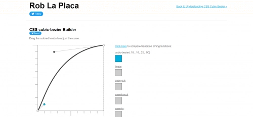 CSS cubic-bezier Builder